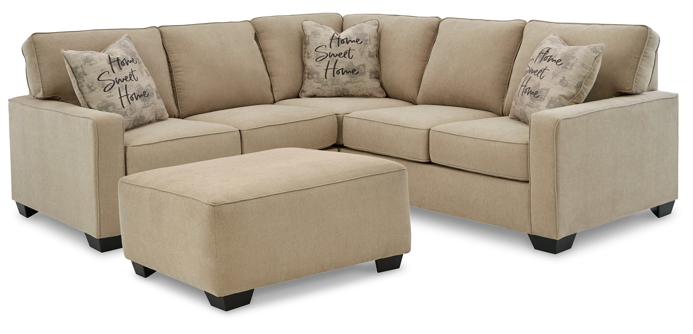 Lucina 2-Piece Sectional with Ottoman