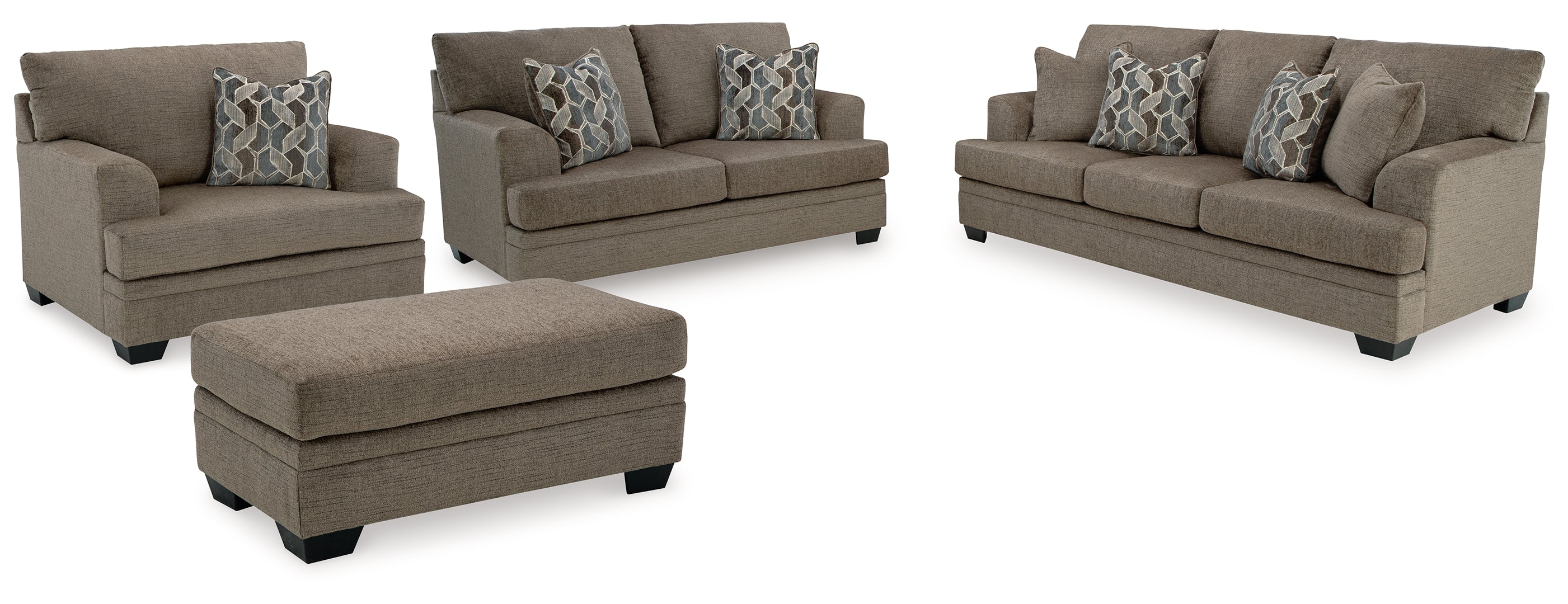 Stonemeade Sofa, Loveseat, Chair and Ottoman