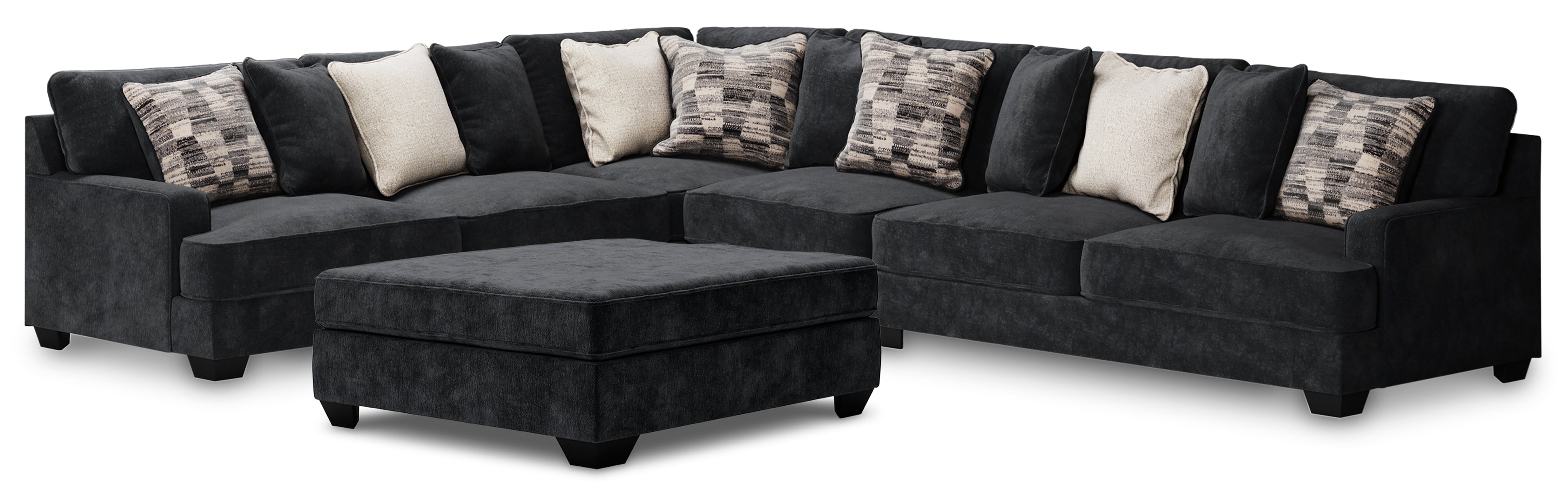 Lavernett 3-Piece Sectional with Ottoman