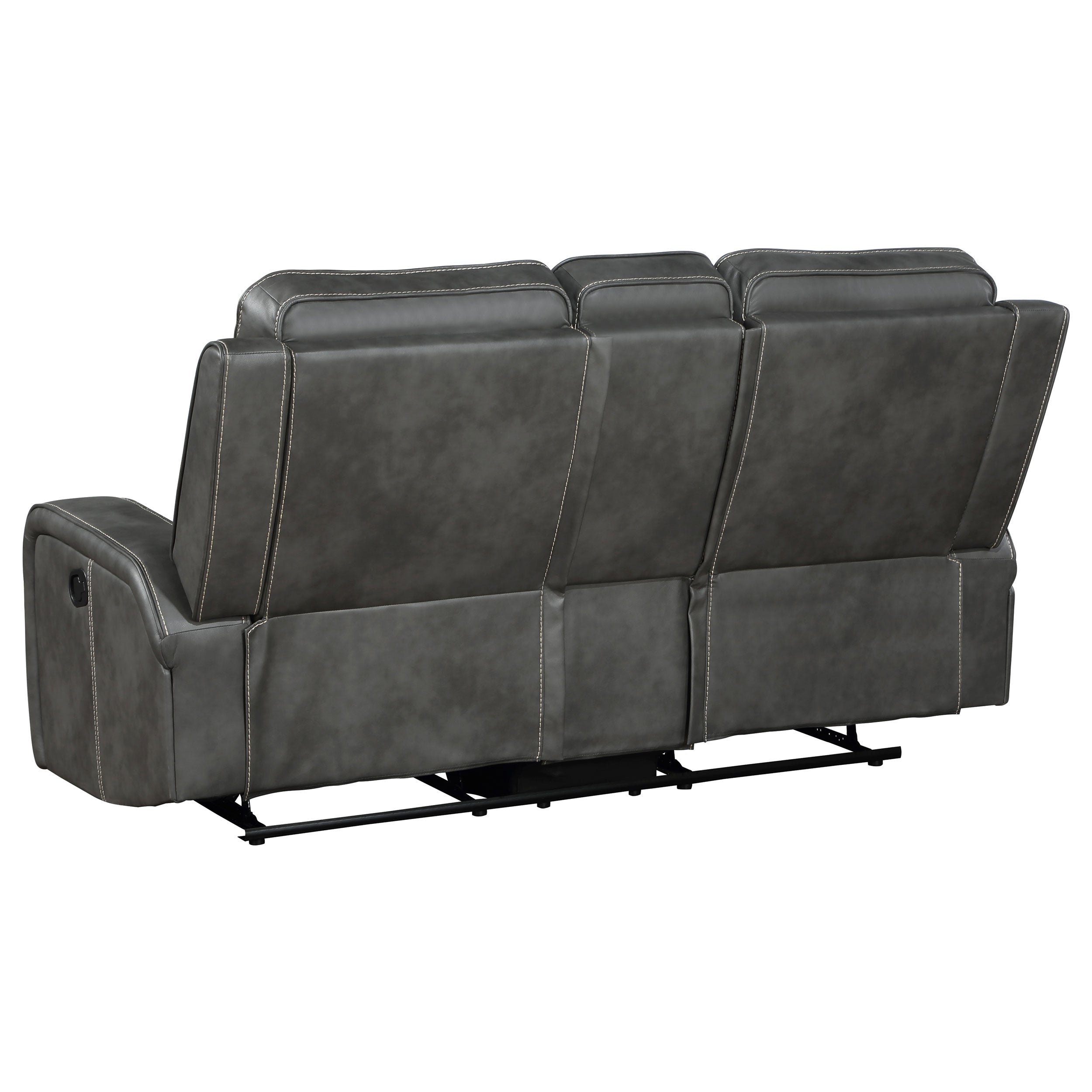 Raelynn 2-piece Upholstered Motion Reclining Sofa Set Grey