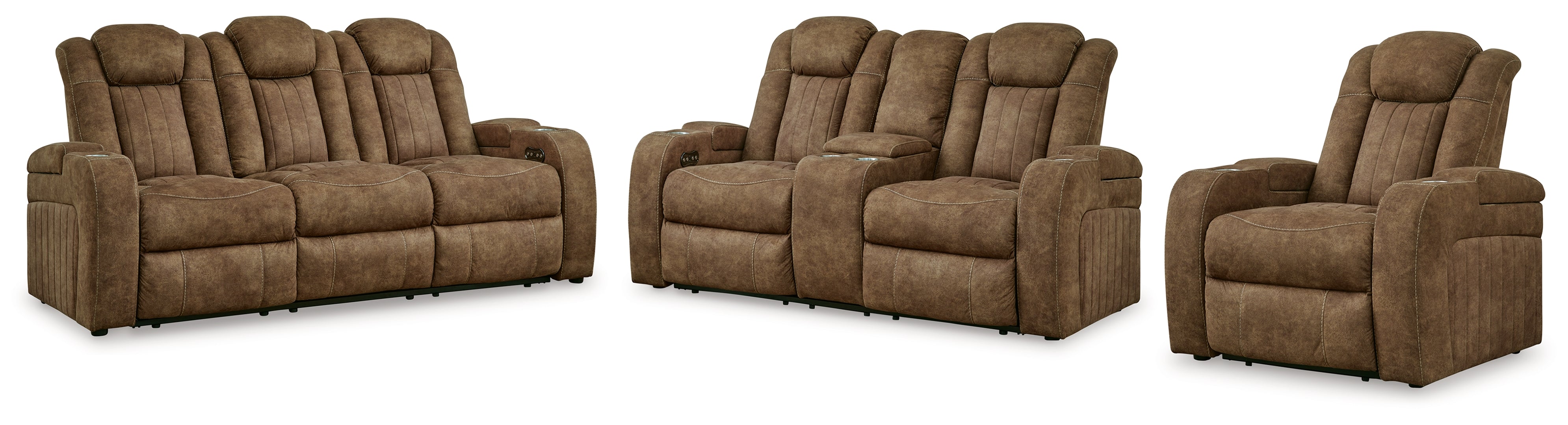 Wolfridge Sofa, Loveseat and Recliner