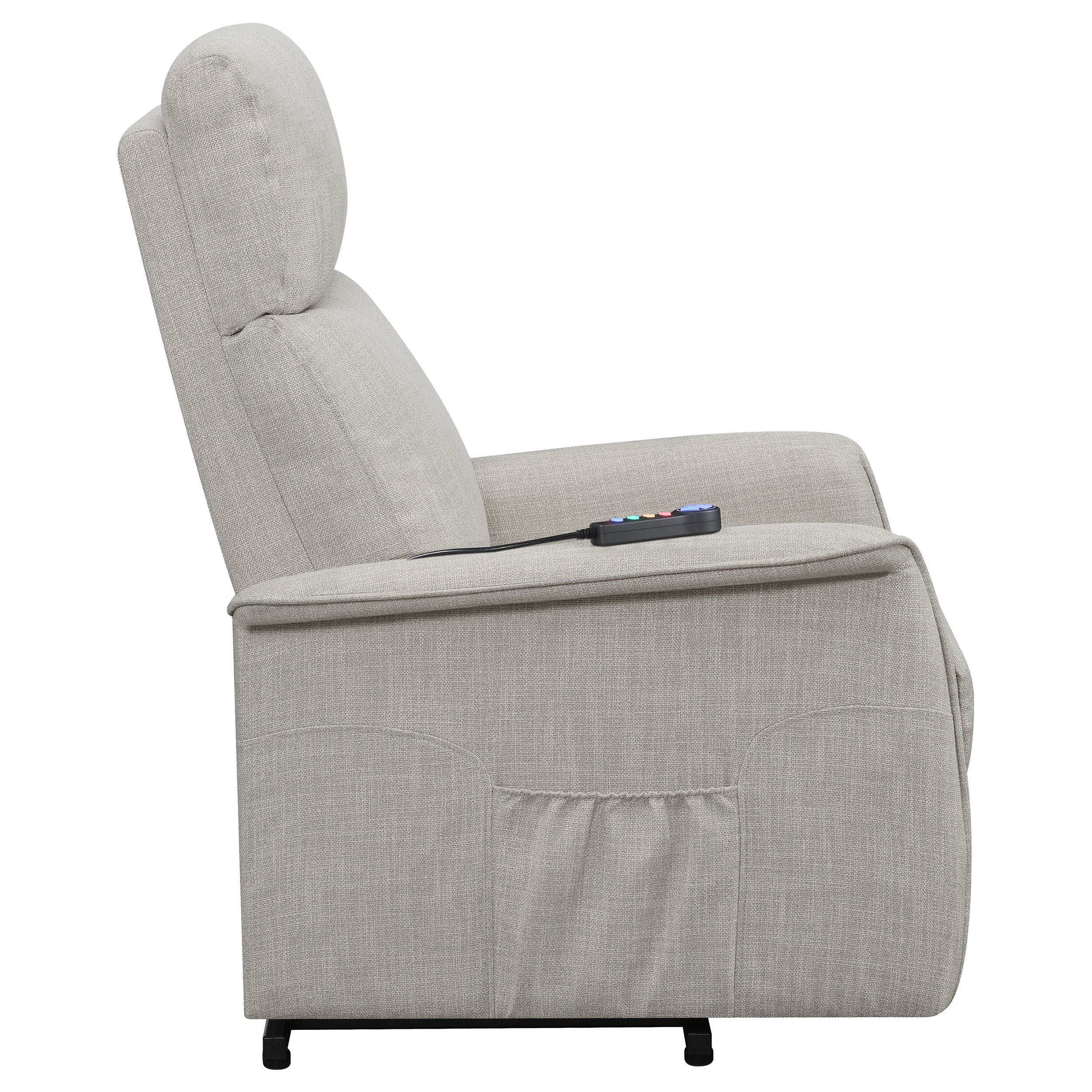 Herrera Power Lift Recliner with Wired Remote Beige