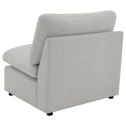 Collins Modular Power Reclining Sectional Armless Chair Grey