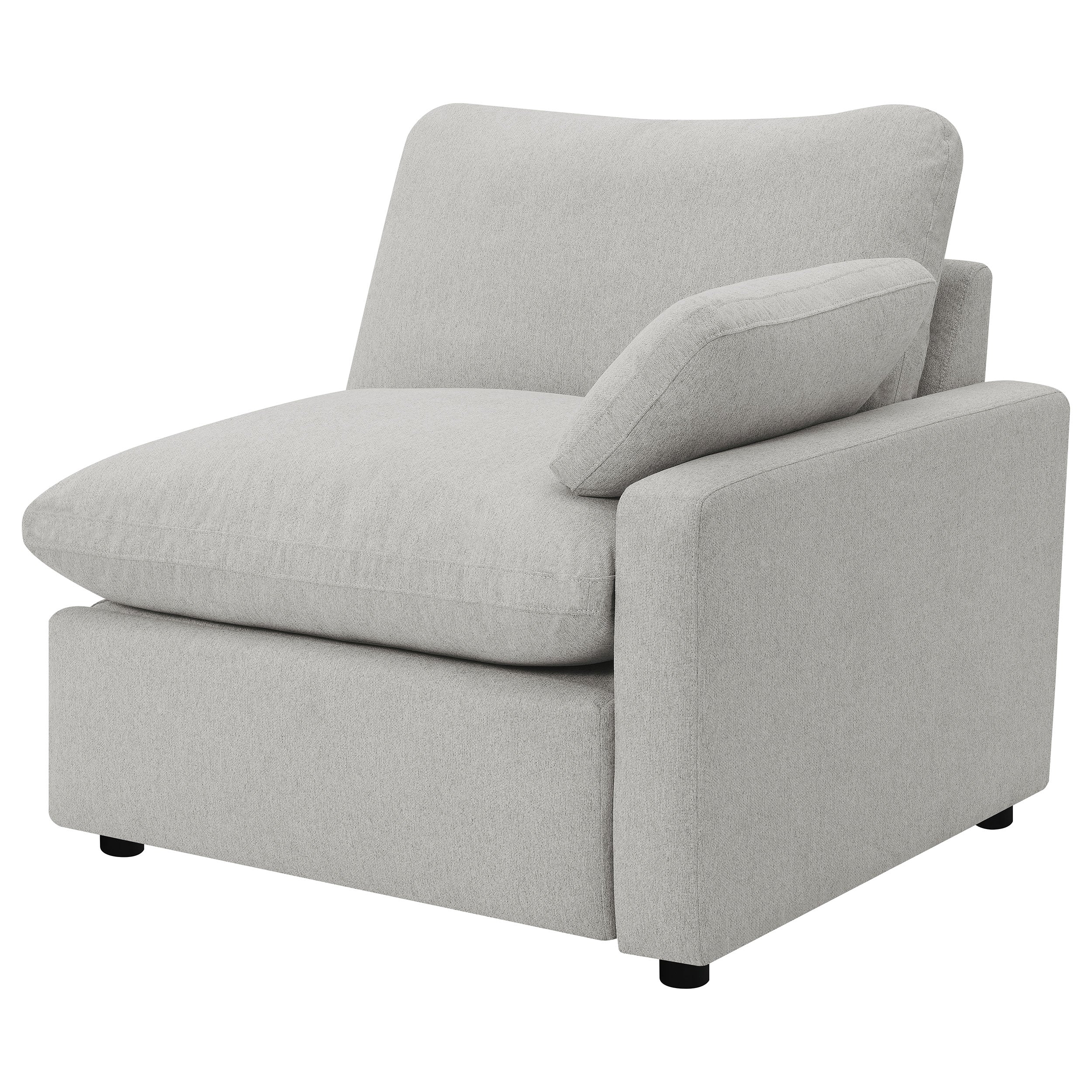 Collins 2-piece Upholstered Power Reclining Loveseat Grey