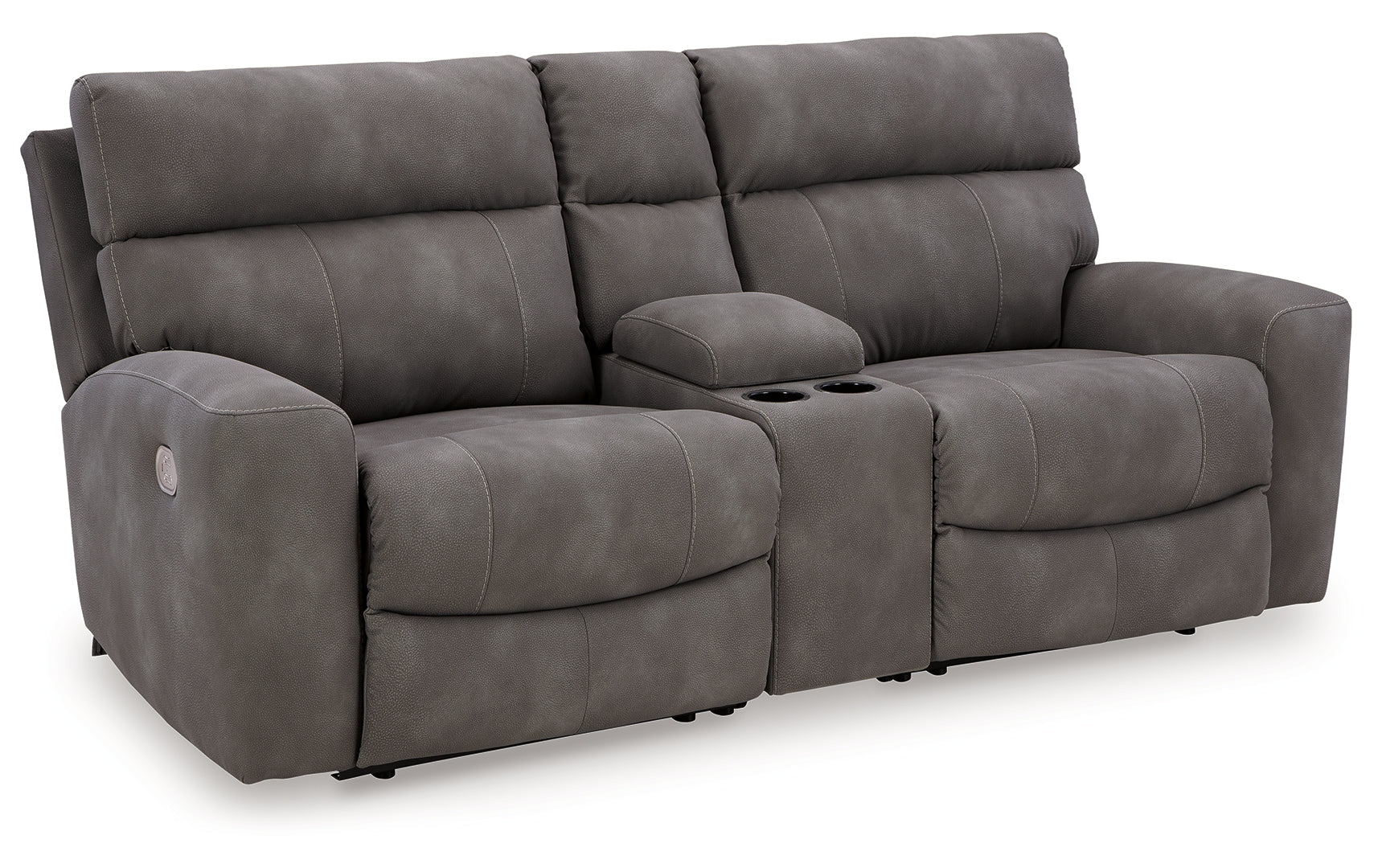 Next-Gen DuraPella 3-Piece Power Reclining Sectional Loveseat with Console