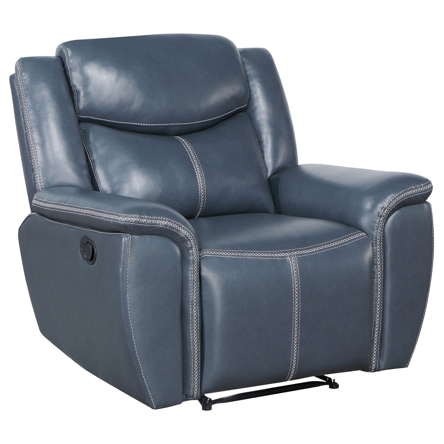 Sloane Upholstered Motion Recliner Chair Blue