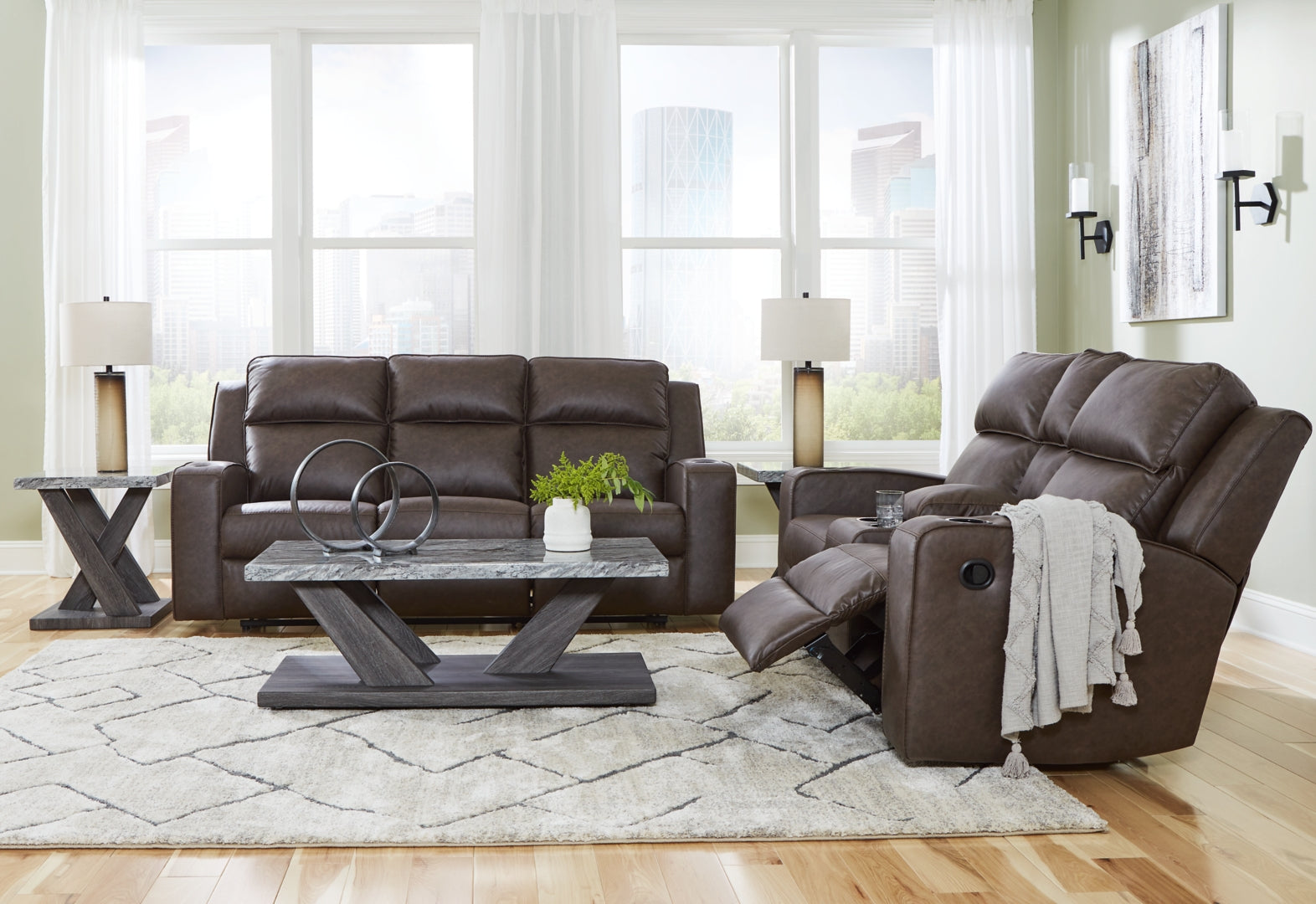 Lavenhorne Sofa, Loveseat and Recliner