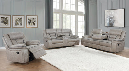 Greer Upholstered Tufted Back Motion Sofa