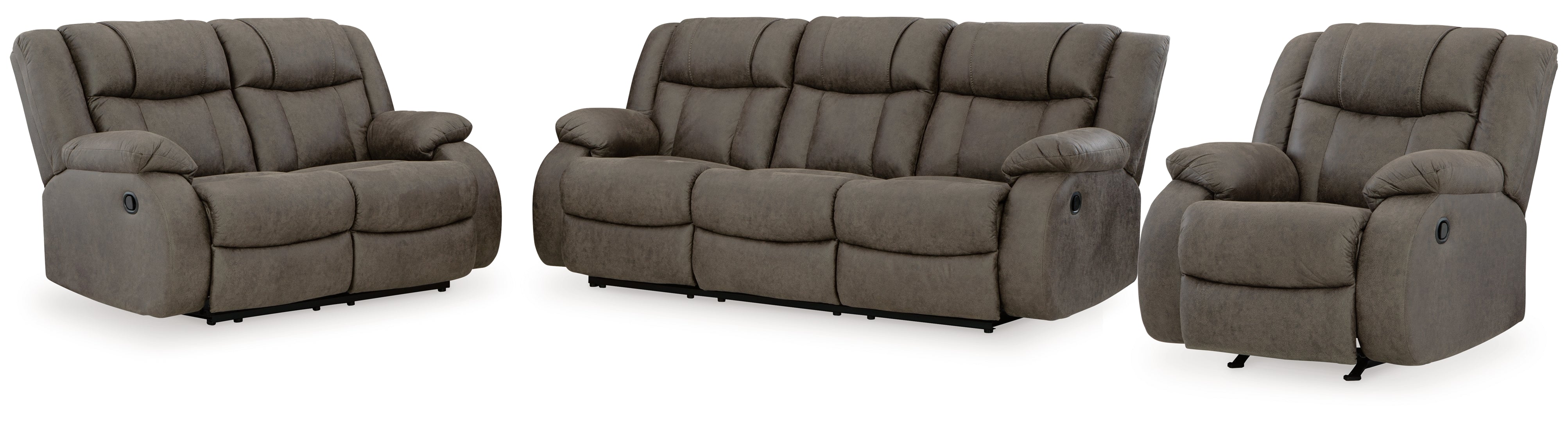 First Base Sofa, Loveseat and Recliner