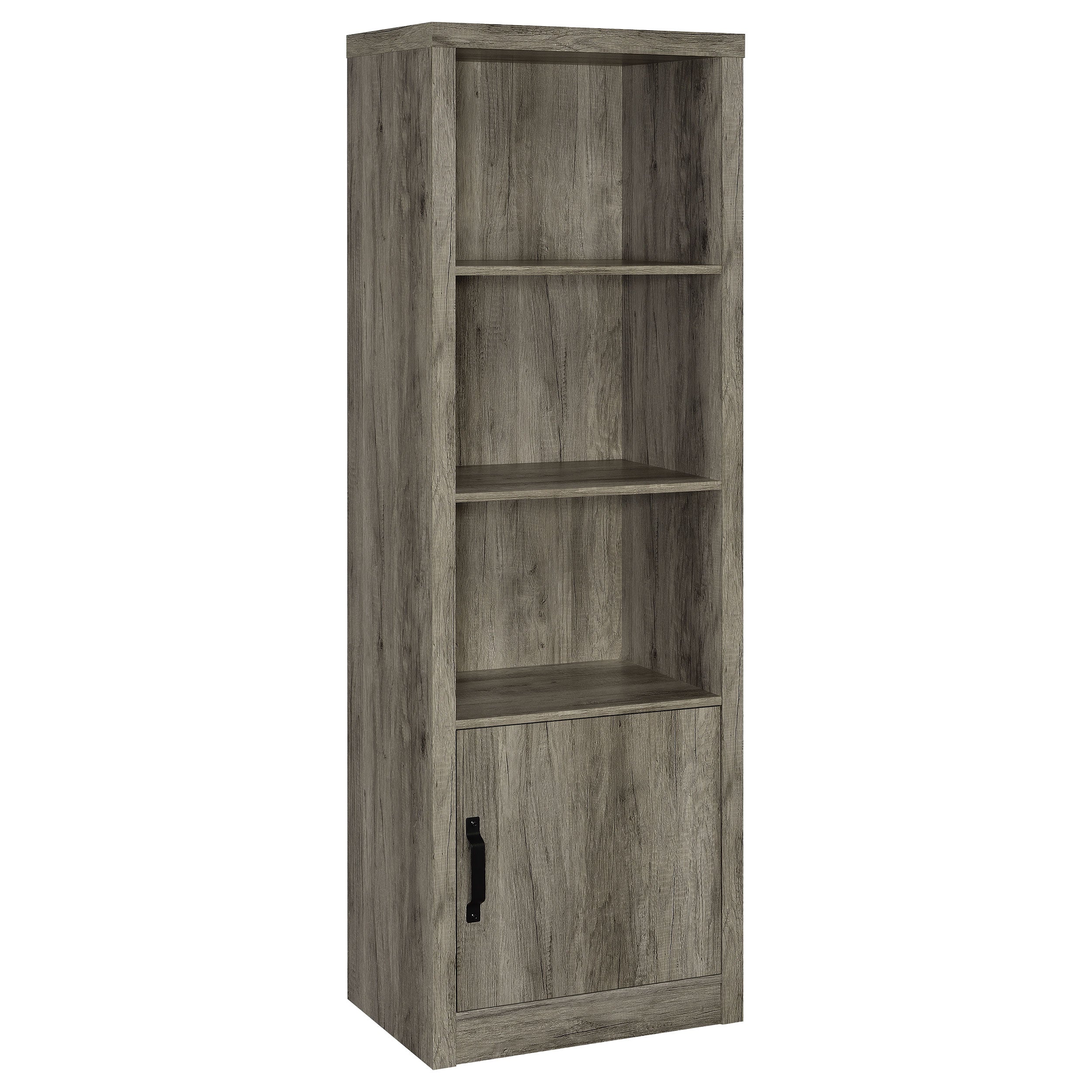 Burke 3-piece Entertainment Center Grey Driftwood