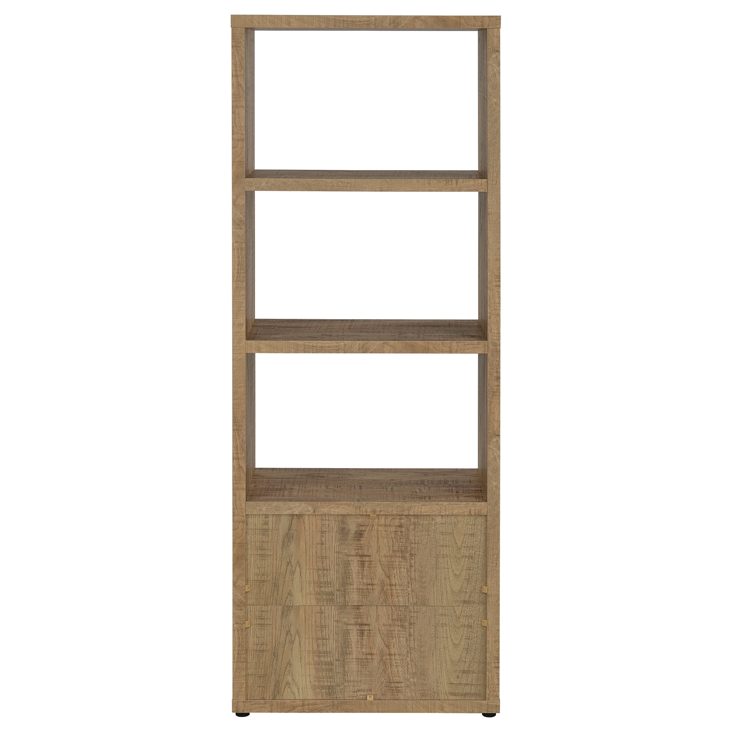 Tabby 3-Shelf Engineered Wood Media Tower Mango