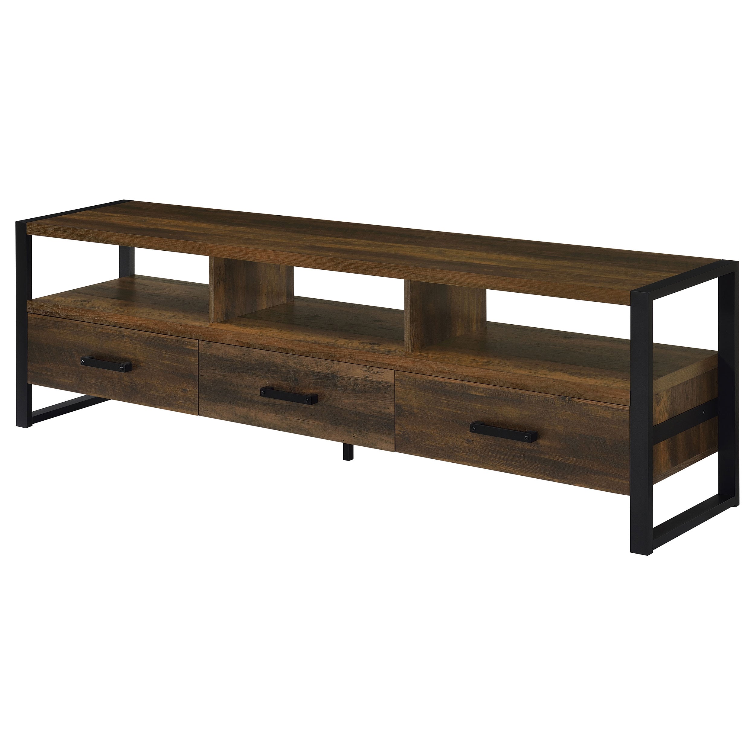 James 2-drawer Composite Wood 48" TV Stand Antique Pine