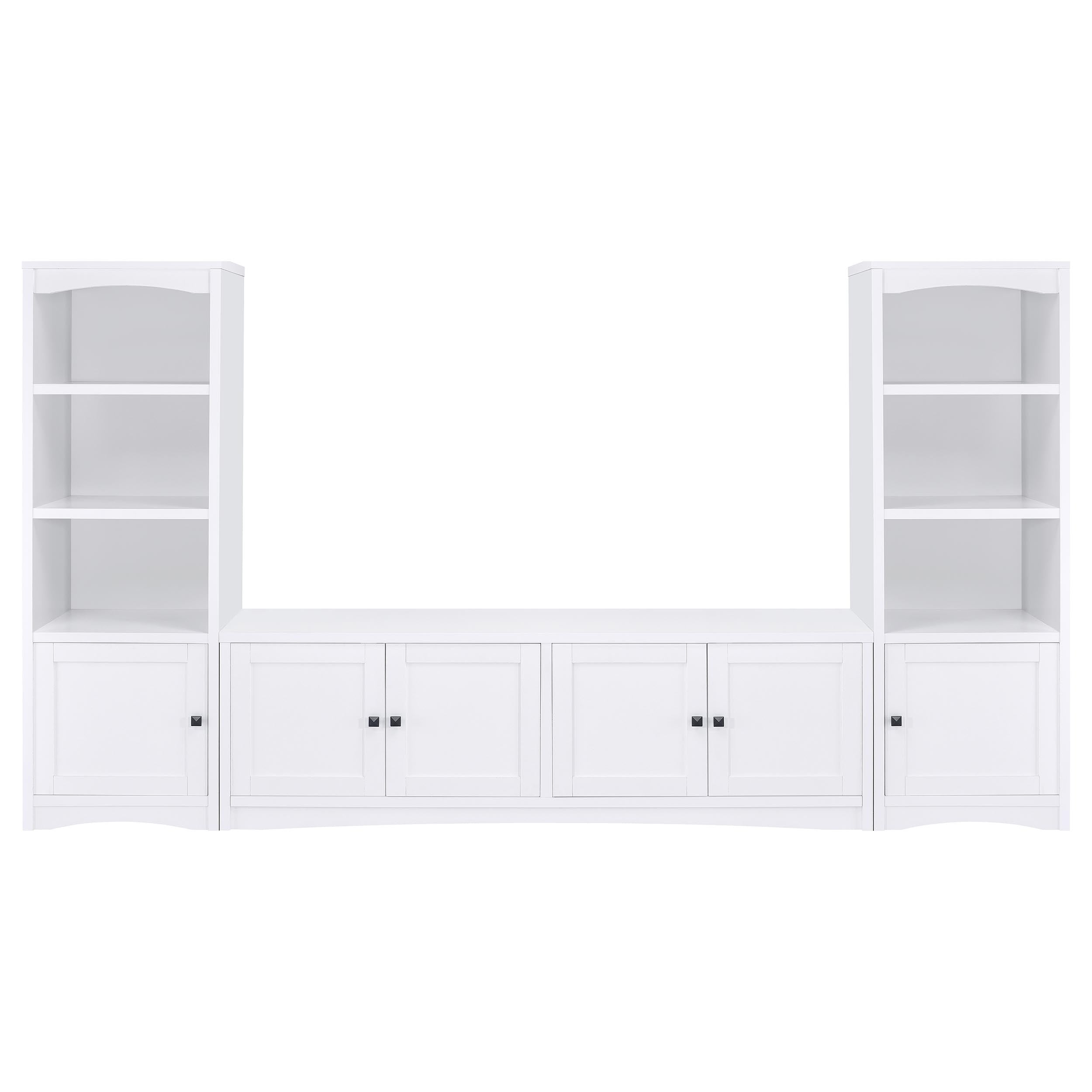 Laughlin 3-piece Entertainment Center TV Stand White