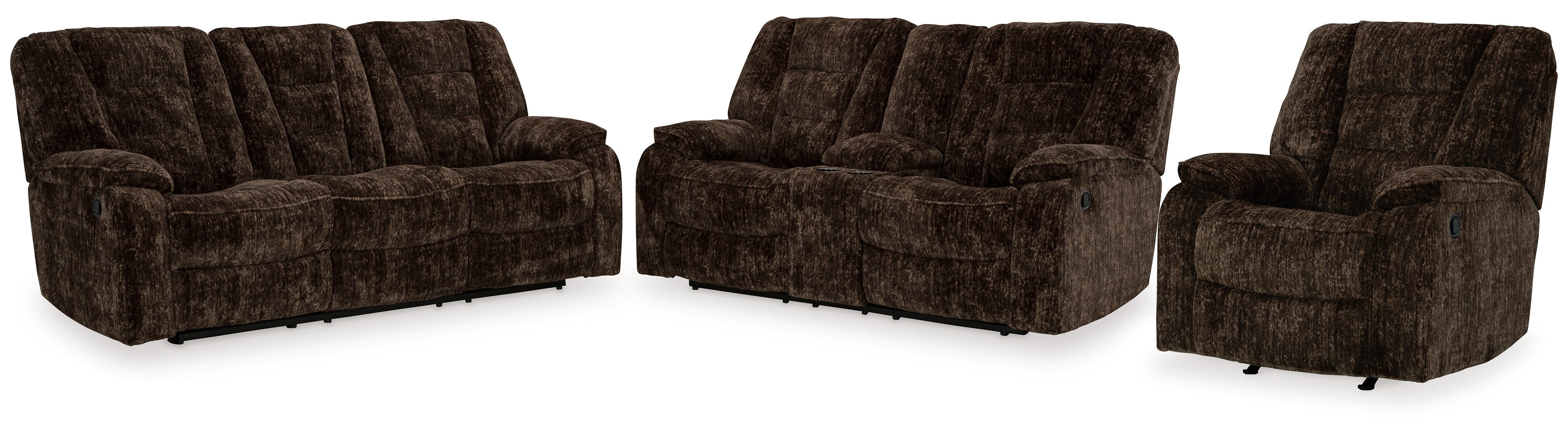 Soundwave Sofa, Loveseat and Recliner