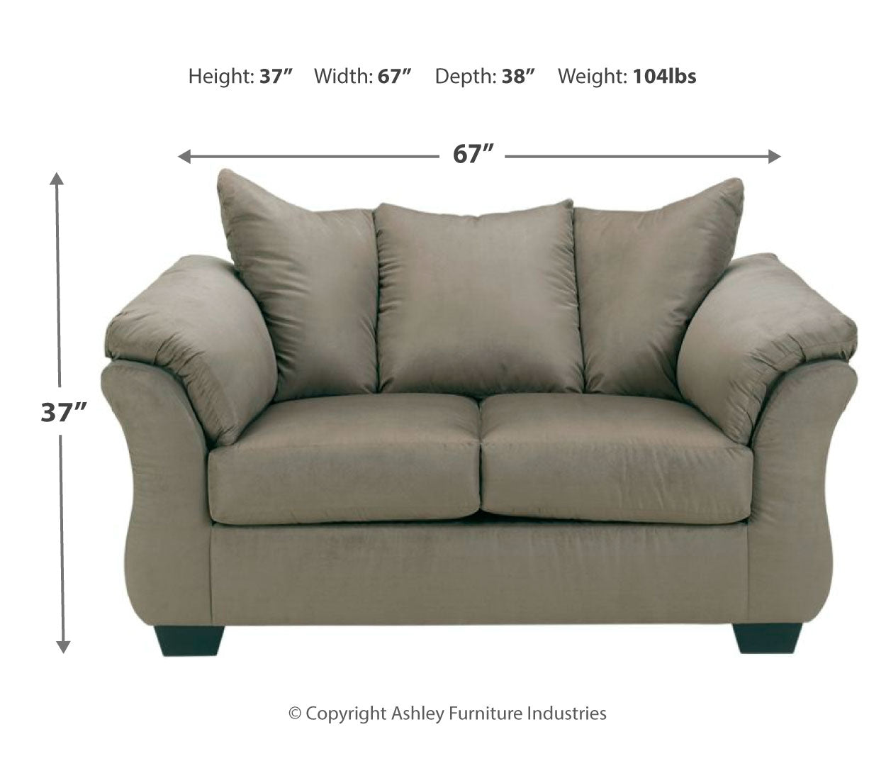 Darcy Sofa, Loveseat and Recliner