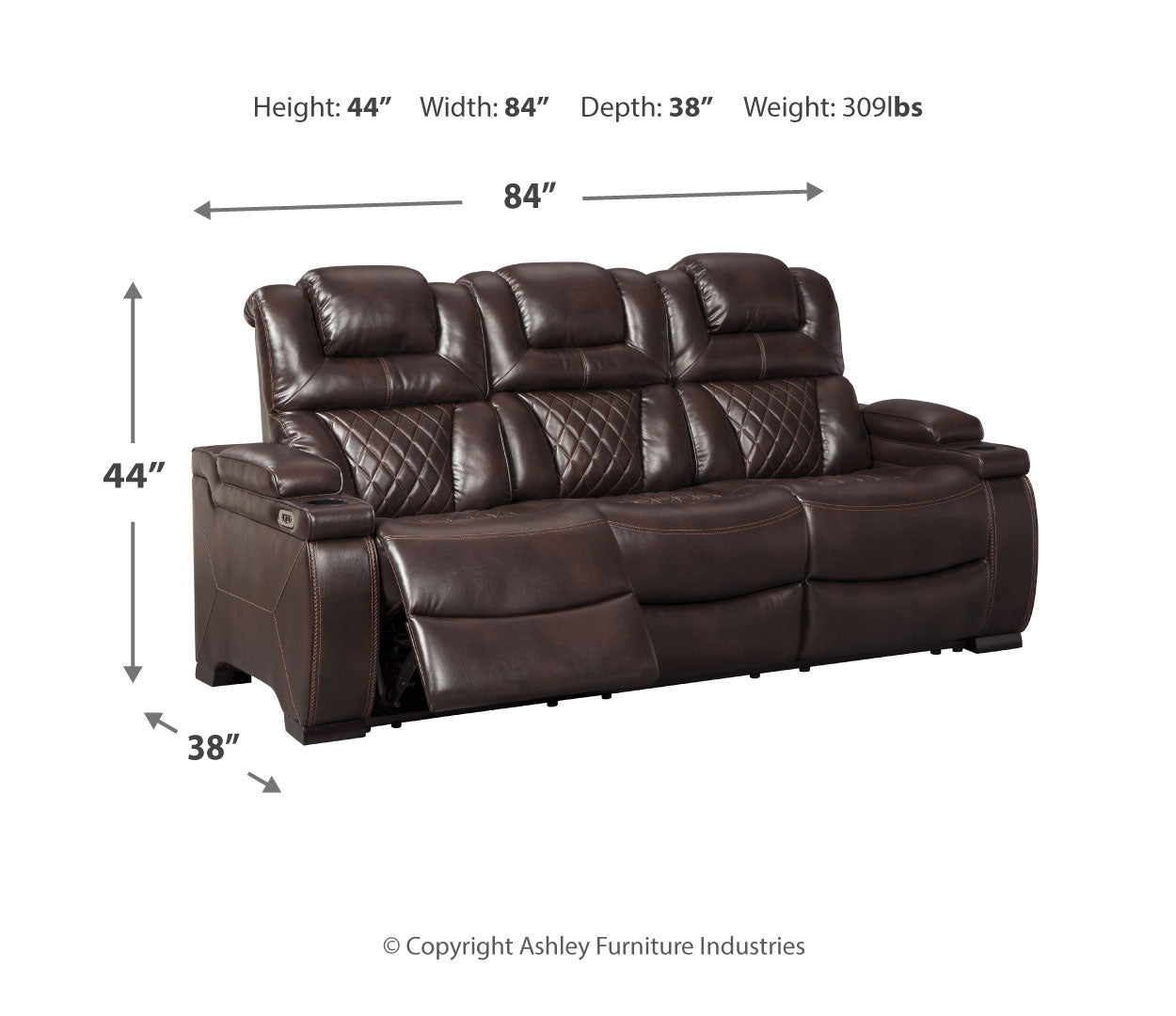 Warnerton Sofa, Loveseat and Recliner