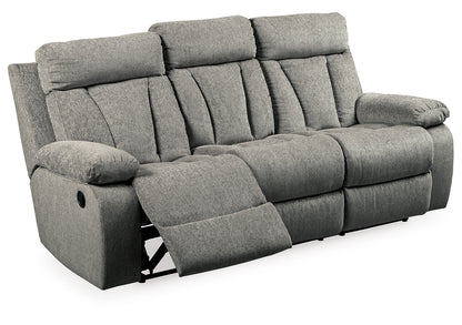 Mitchiner REC Sofa w/Drop Down Table