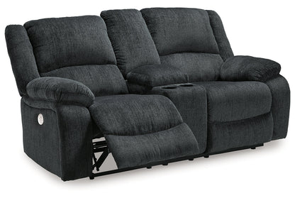 Draycoll DBL Rec Loveseat w/Console