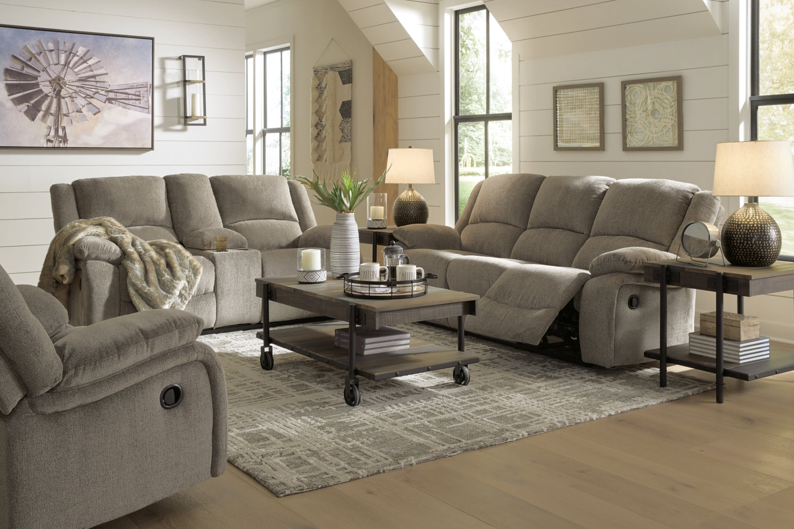 Draycoll Sofa and Loveseat