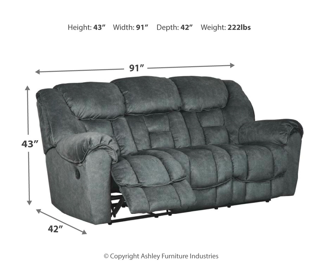 Capehorn Sofa, Loveseat and Recliner