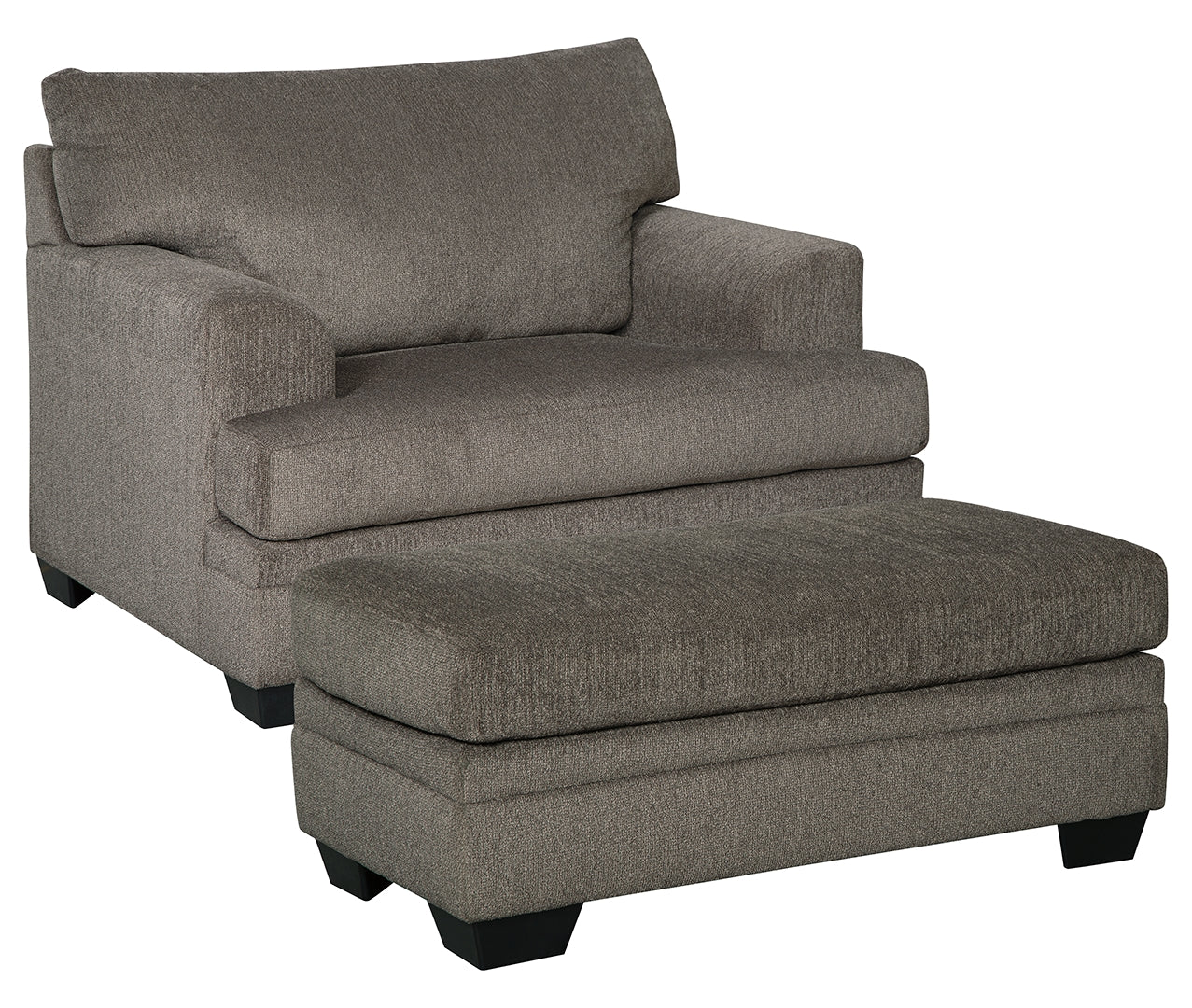 Dorsten Sofa Chaise, Chair, and Ottoman