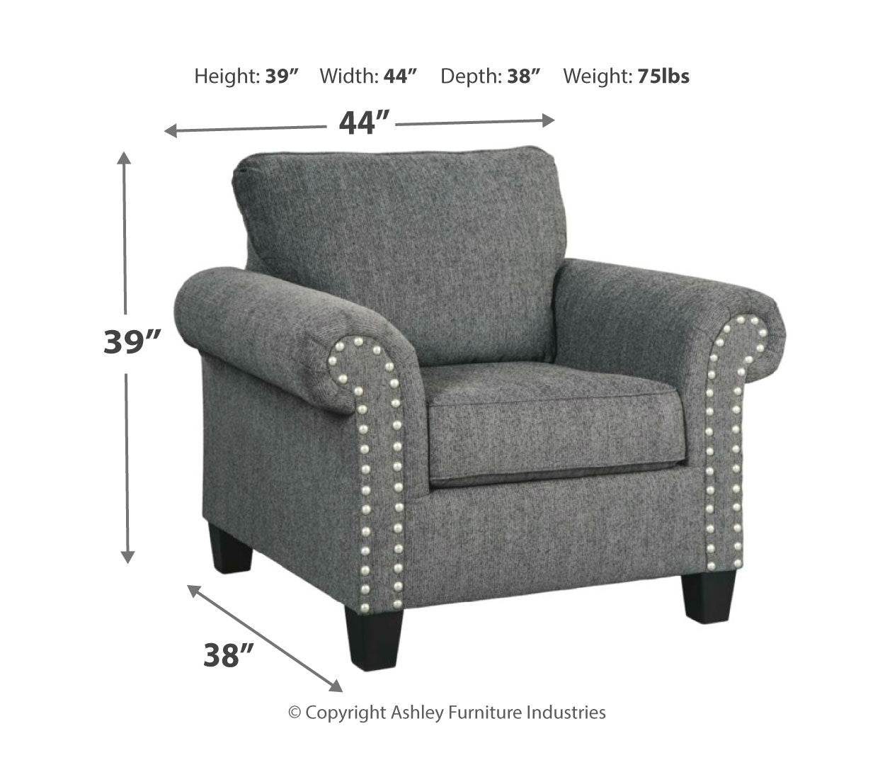 Agleno Sofa, Loveseat, Chair and Ottoman