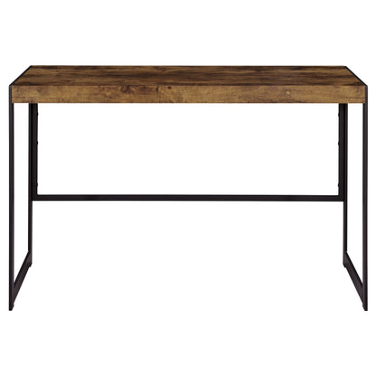 Estrella Writing Desk Antique Nutmeg and Gunmetal