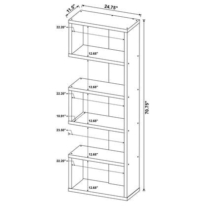 Joey 5-tier Bookcase Salvaged Cabin