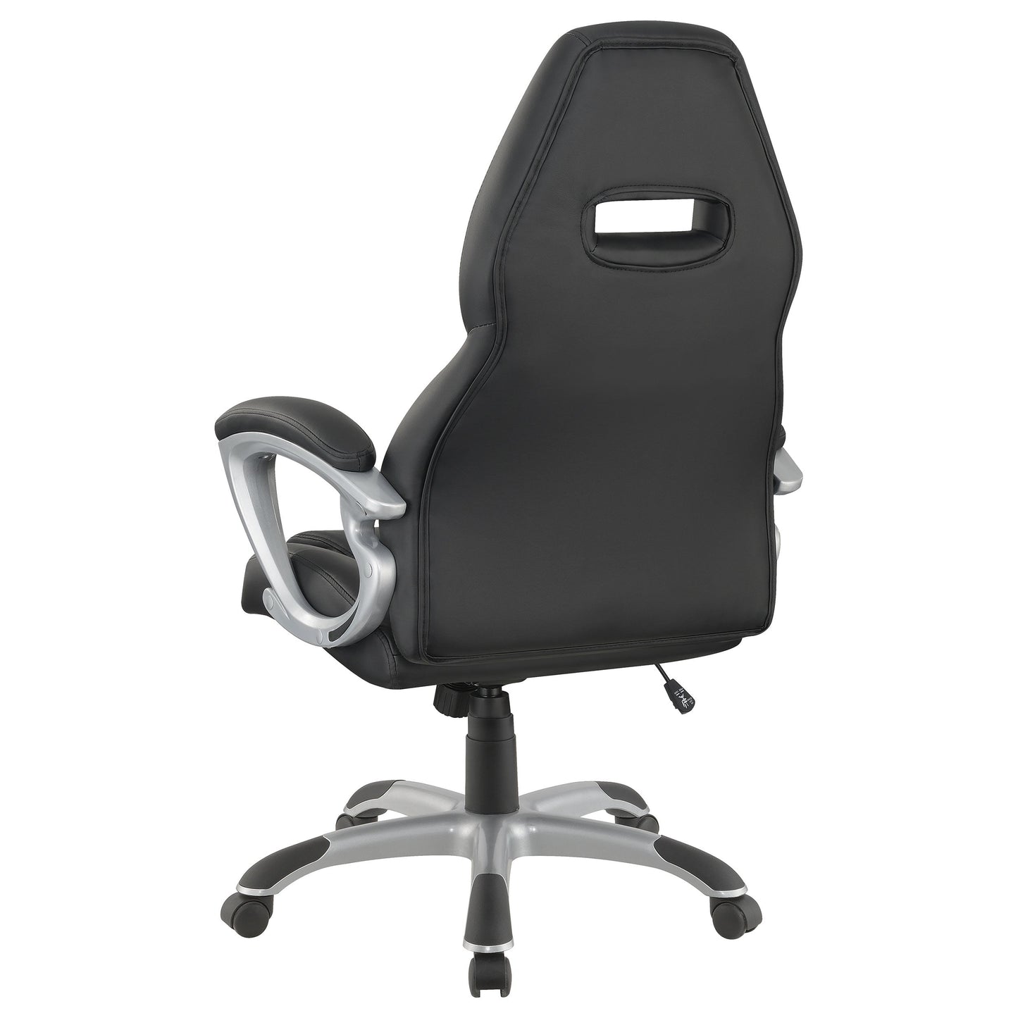 Bruce Adjustable Height Office Chair Black and Silver