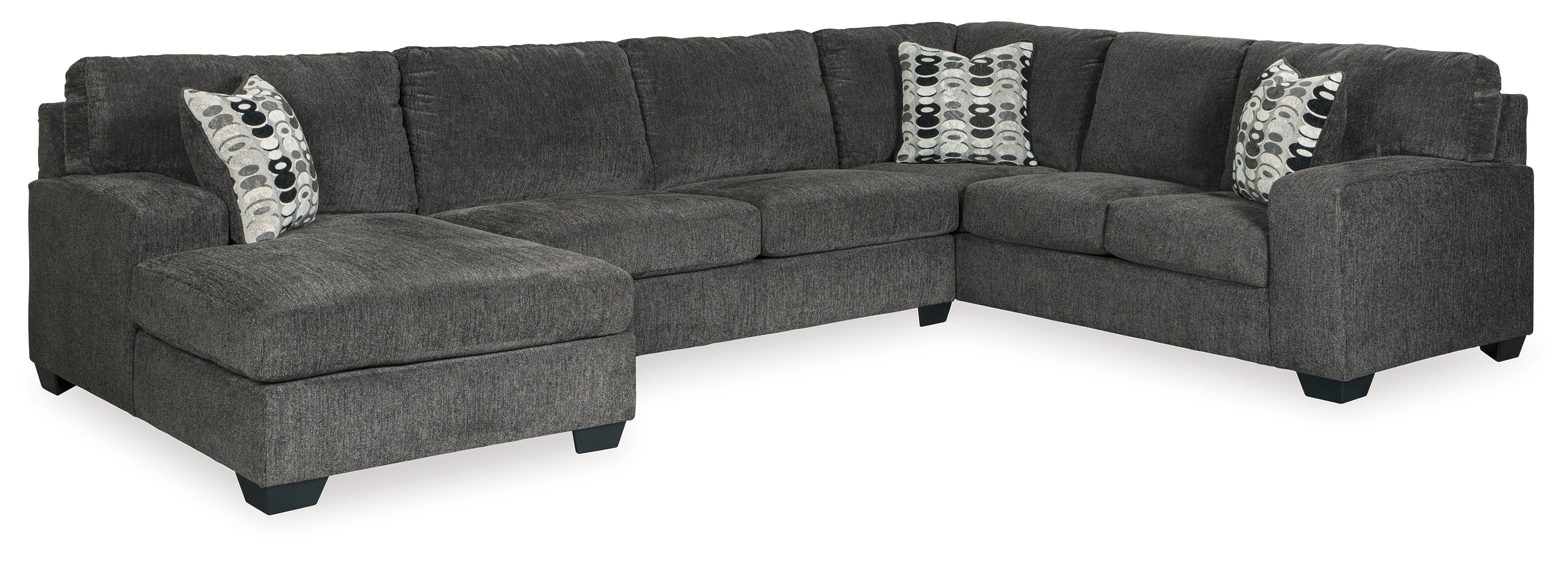 Ballinasloe 3-Piece Sectional with Ottoman