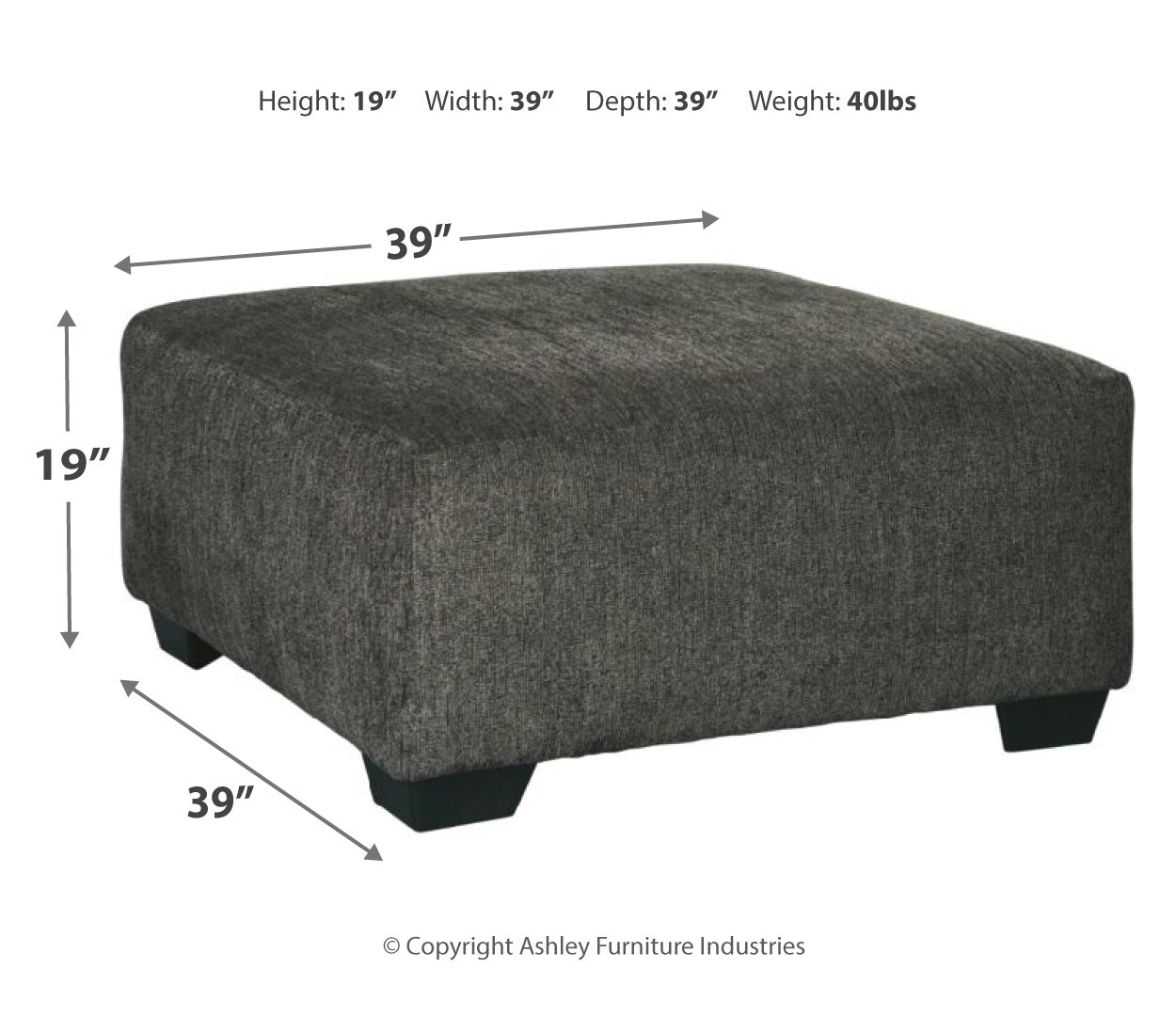 Ballinasloe Oversized Accent Ottoman