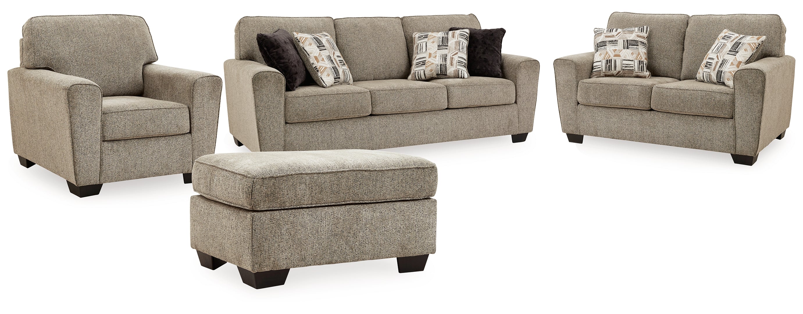 McCluer Sofa, Loveseat, Chair and Ottoman