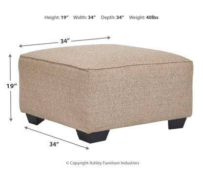 Baceno Oversized Accent Ottoman