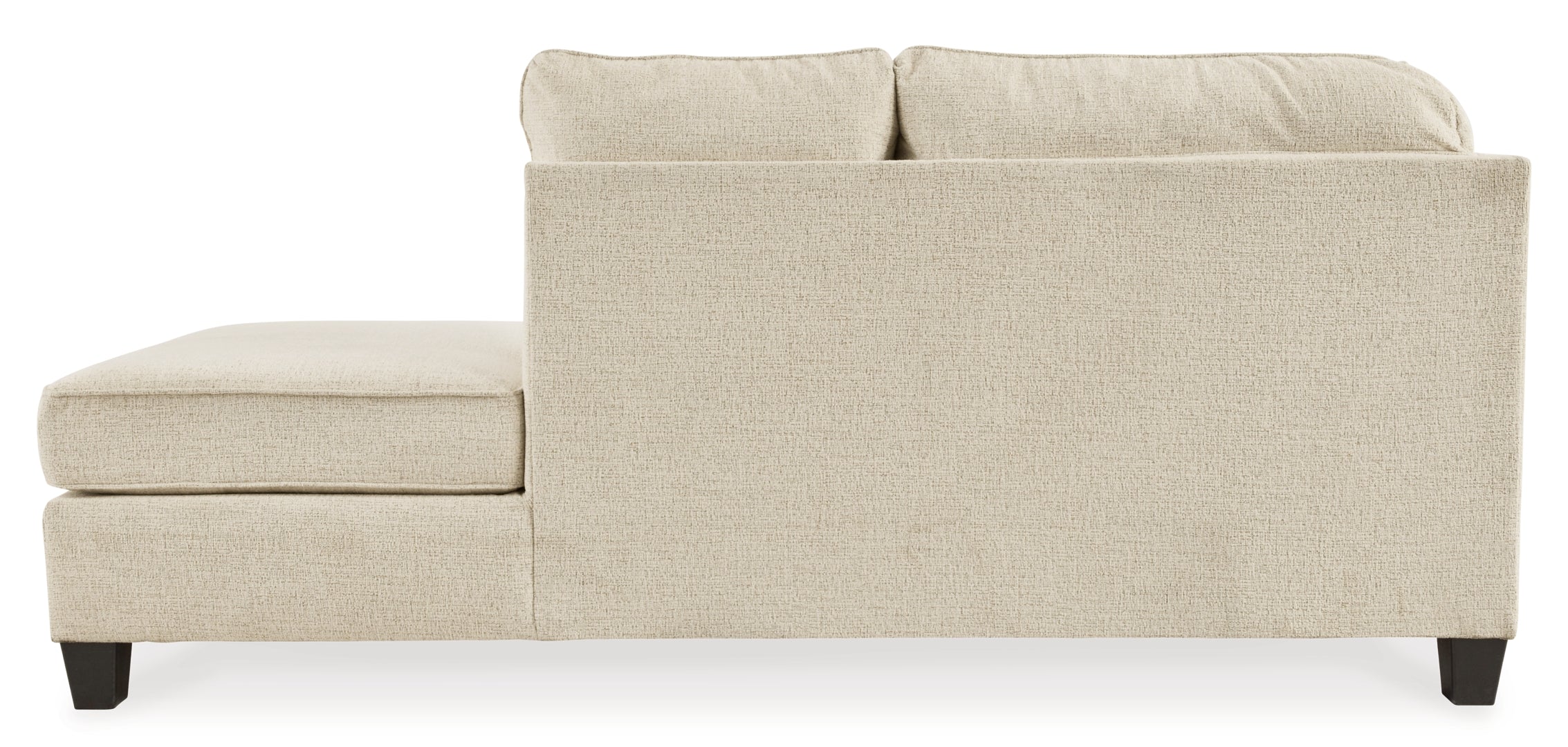 Abinger 2-Piece Beige Sectional with Ottoman