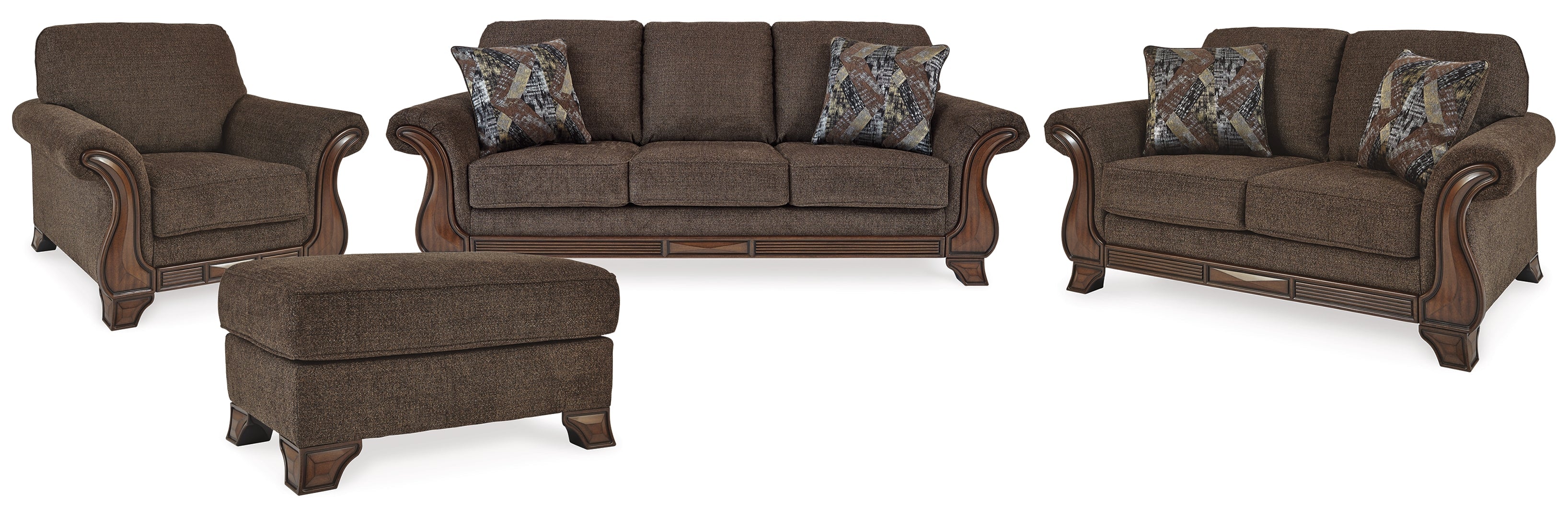 Miltonwood Sofa, Loveseat, Chair and Ottoman