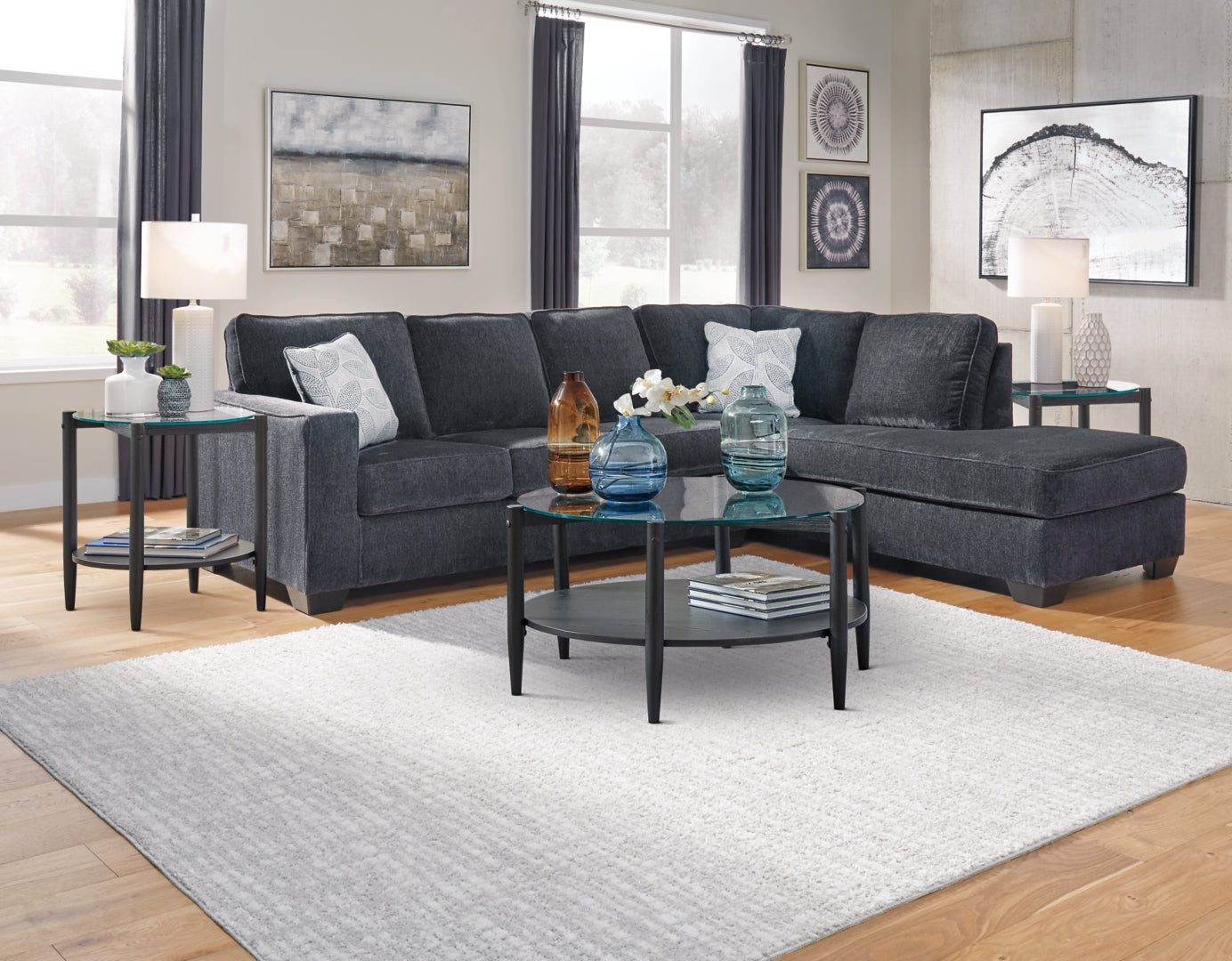 Altari 2-Piece Sectional with Ottoman