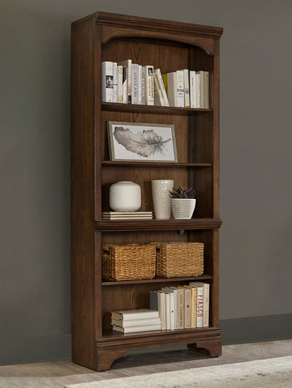 Coaster Hartshill 5-shelf Bookcase Burnished Oak Default Title