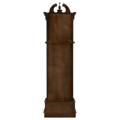 Cedric Grandfather Clock with Chime Golden Brown