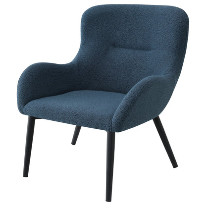 Calvin Upholstered Modern Arm Accent Chair Aegean Blue