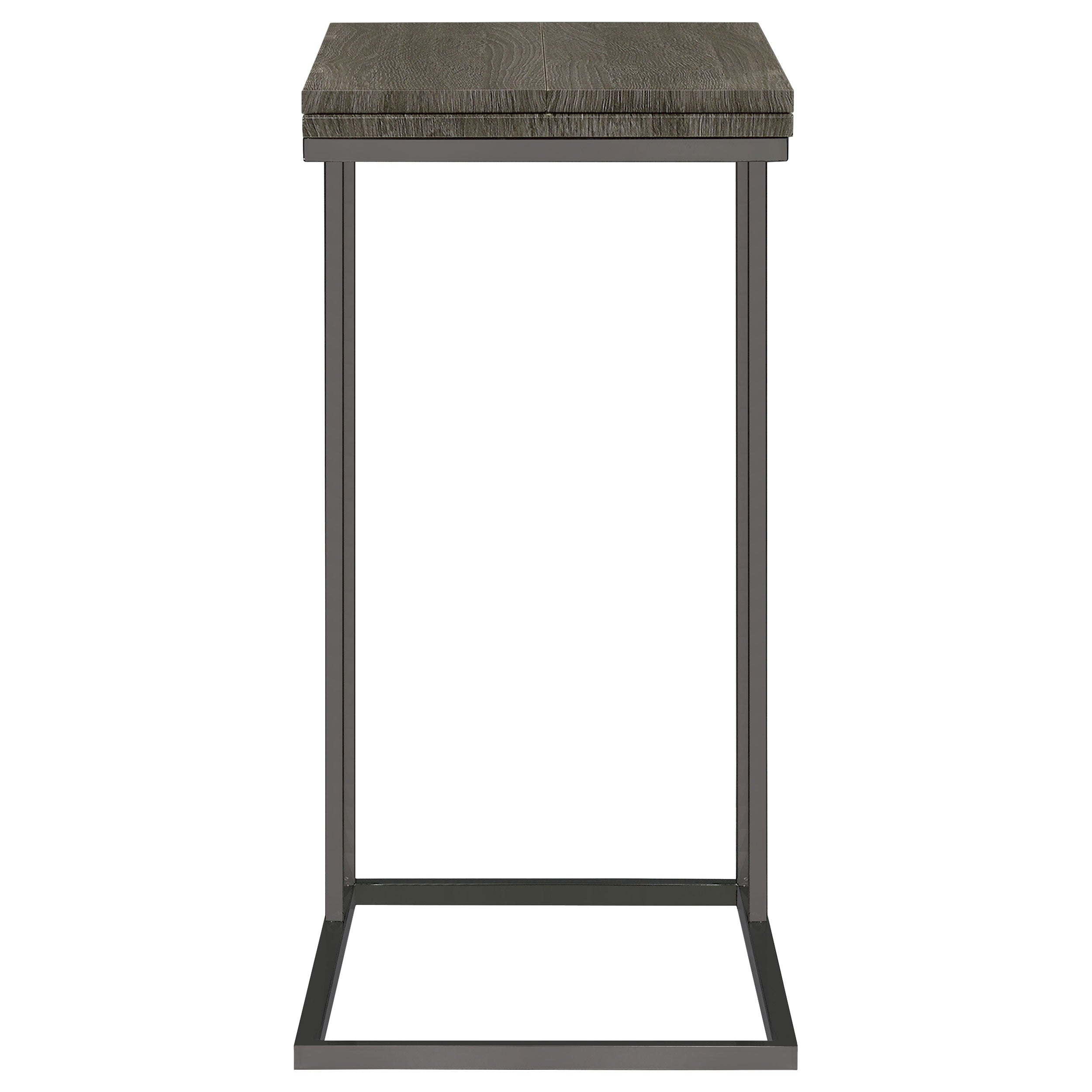 Pedro Expandable Top Accent Table Weathered Grey and Black