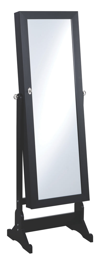 Tutuola Jewelry Cheval Mirror Black