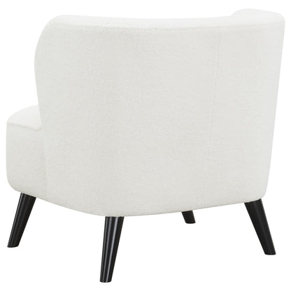 Alonzo Upholstered Track Arms Accent Chair Natural