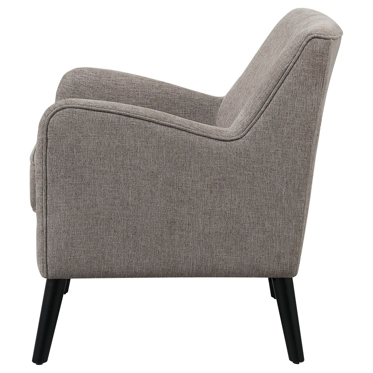 Darlene Upholstered Tight Back Accent Chair Charcoal