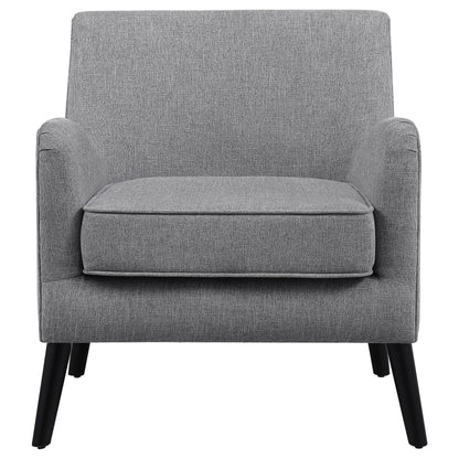 Darlene Upholstered Tight Back Accent Chair Charcoal