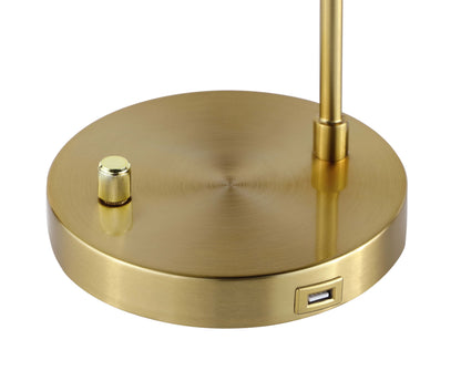 Merrick Round Arched Table Lamp Gold