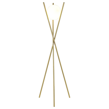 Yamileth Tripod Floor Lamp Gold