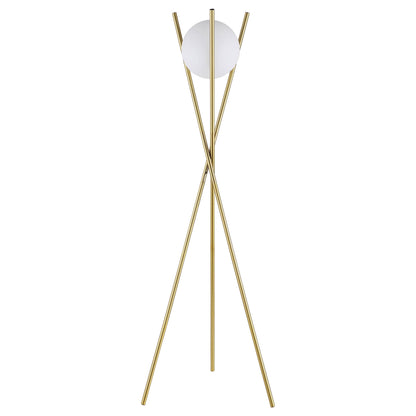 Yamileth Tripod Floor Lamp Gold