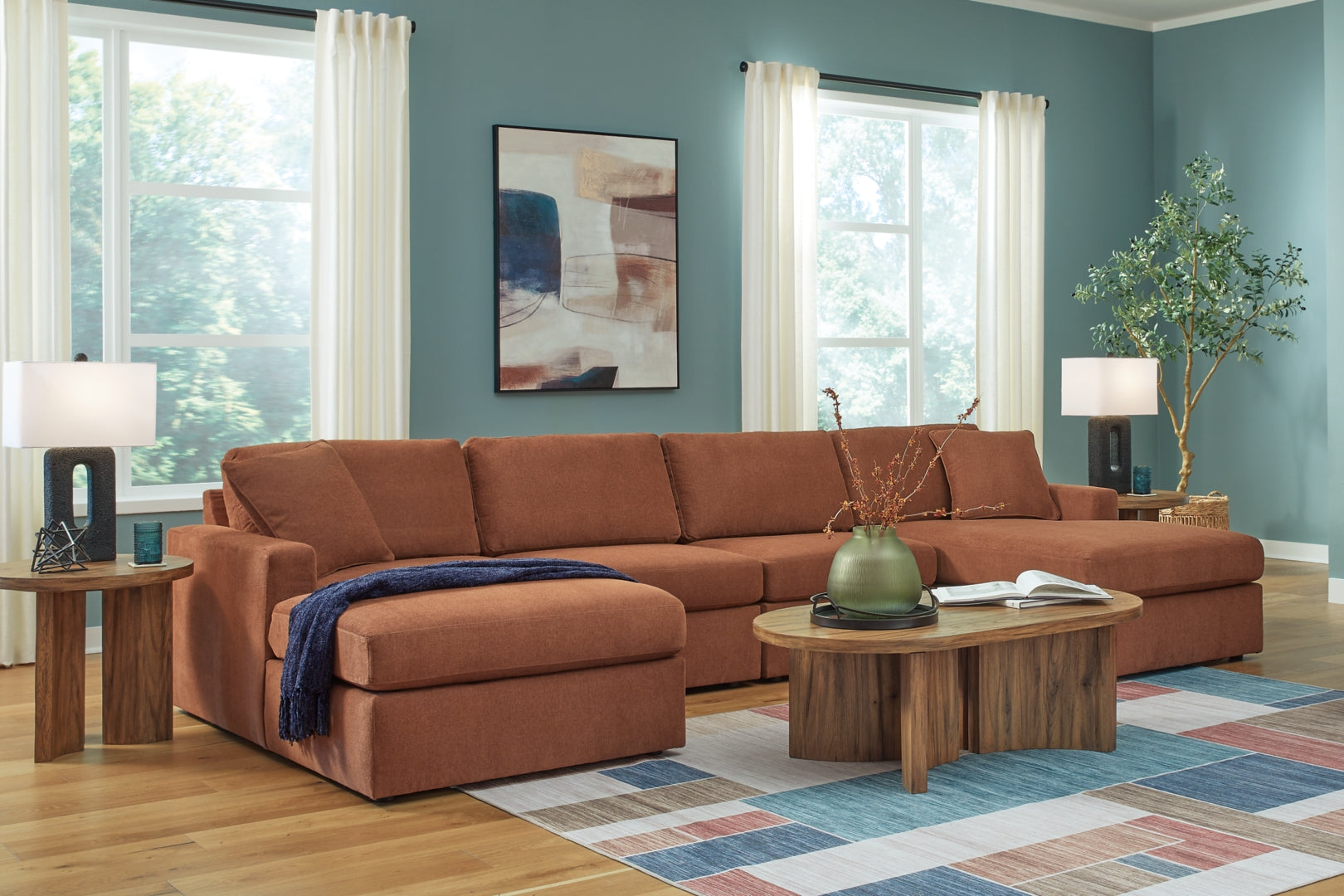 Modmax 4-Piece Double Chaise Sectional