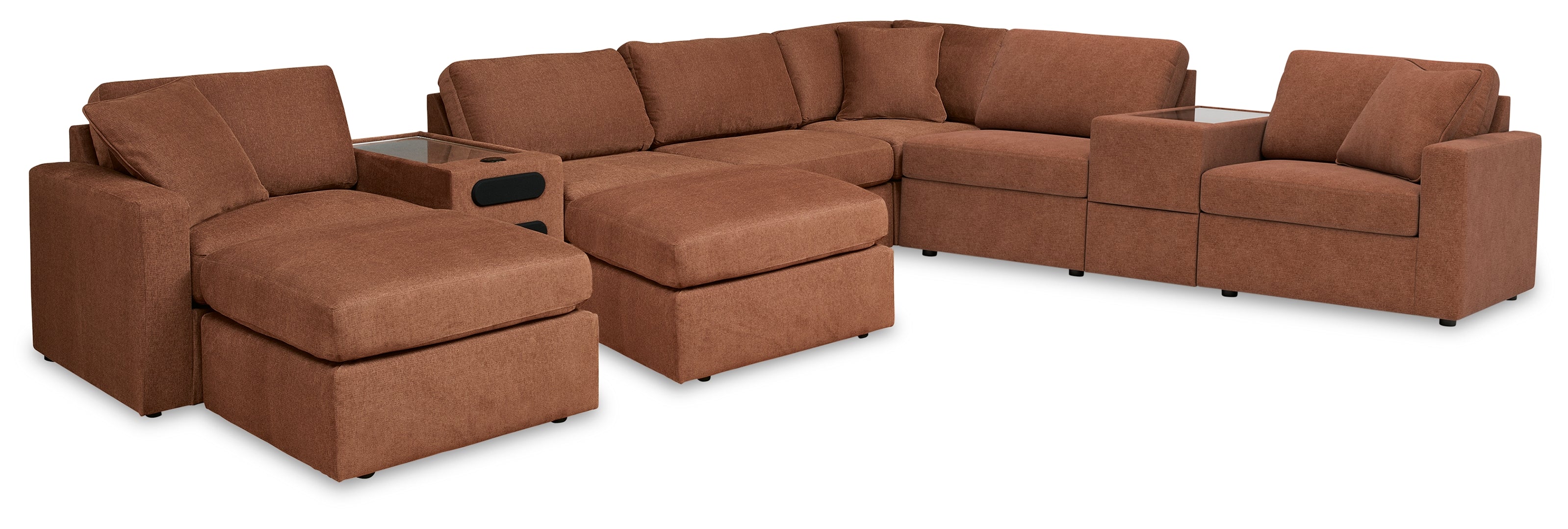 Modmax 8-Piece Sectional with Ottoman