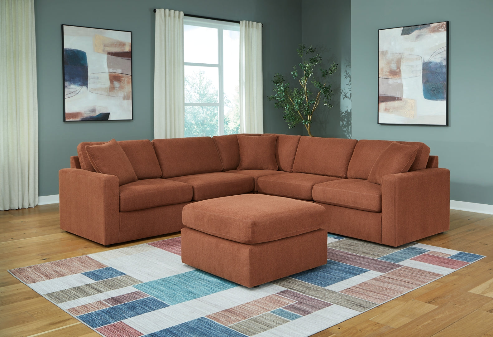 Pillar Peak 5-Piece Sectional with Recliner